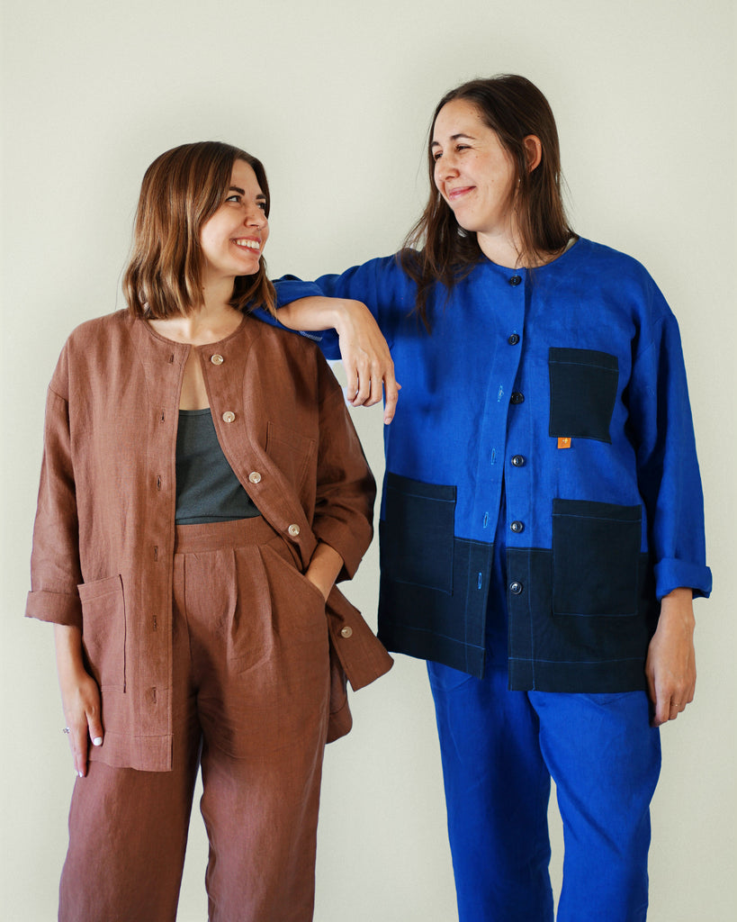 Matchy Matchy Sewing Club - Maker's Over Shirt - PDF and Printed Pattern
