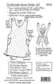 Mary Mulari - Crisscross Apron Pattern