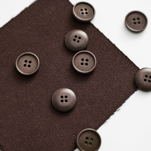 Mind the Maker - Corozo Buttons - 15mm - Four Hole - Various Colors