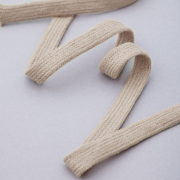 Mind the Maker - Flat Cotton Cord - 10 MM - Dune