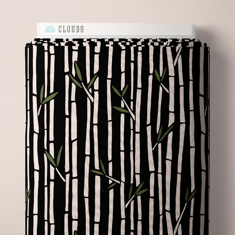 Air purifier with bamboo design on a beige background