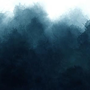 Abstract dark blue and black watercolor texture fabric