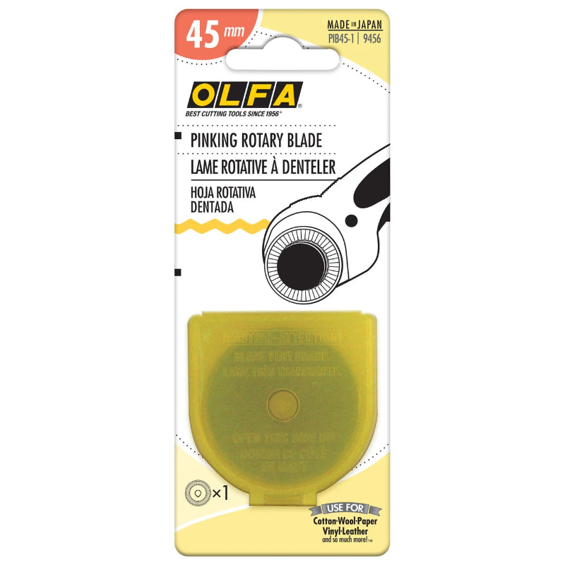 Olfa Rotary Cutter - Replacement Rotary Blade - 1 pk - Pinking