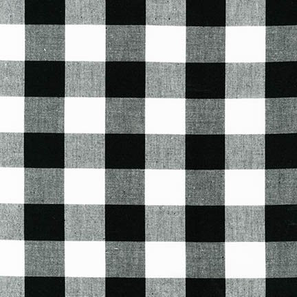 Robert Kaufman - Carolina Gingham - Black