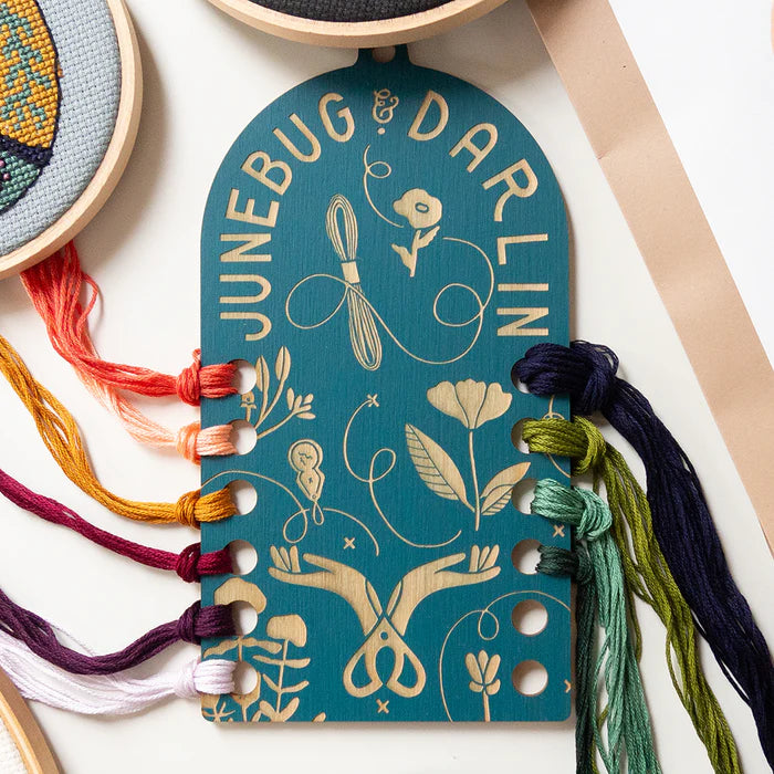 Junebug & Darlin - Wood Floss Organizer Loop