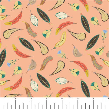 Phoebe Fabrics - Chicken Scratch - Fine Feathers