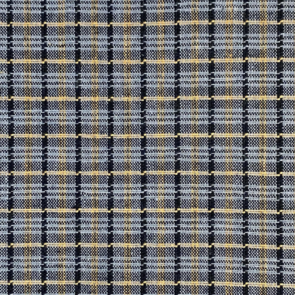 Diamond Textiles - Rustic Homespun Cotton - Black and Wheat
