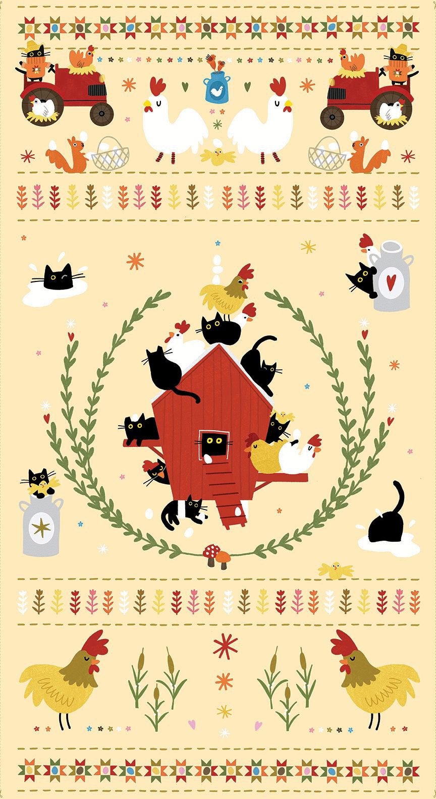 Dear Stella - Bok Bok Meow - Panel - Lemon