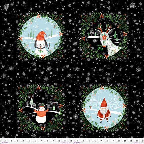 Free Spirit - Winter Joy - Snow Globe - Black