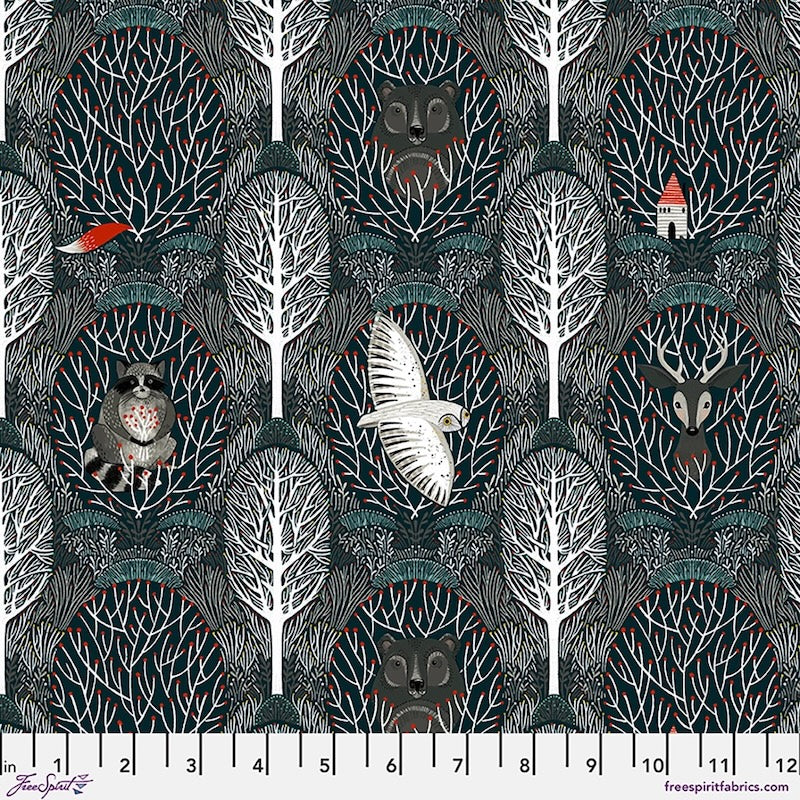 Free Spirit - Silent Night - Woodland Friends - Navy