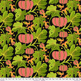 SALE- Free Spirit - Vegetable Patch - Pumpkin - Pink