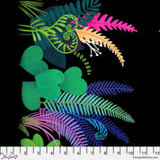Free Spirit - Love Under the Stars - Fern Curl Border - Black