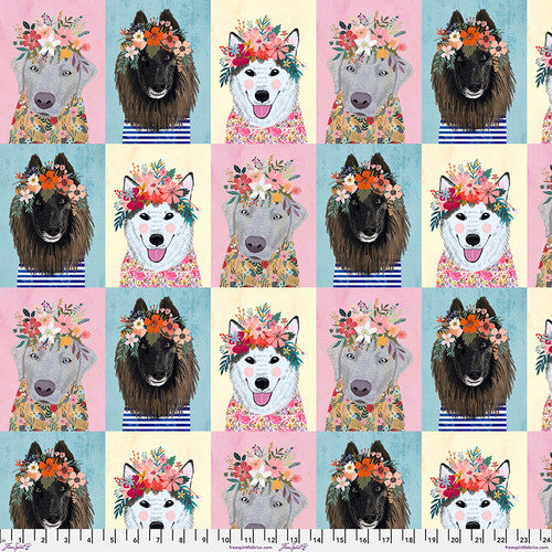 Free Spirit - Mia Charro - Floral Pets - More Floral Puppies - Multi