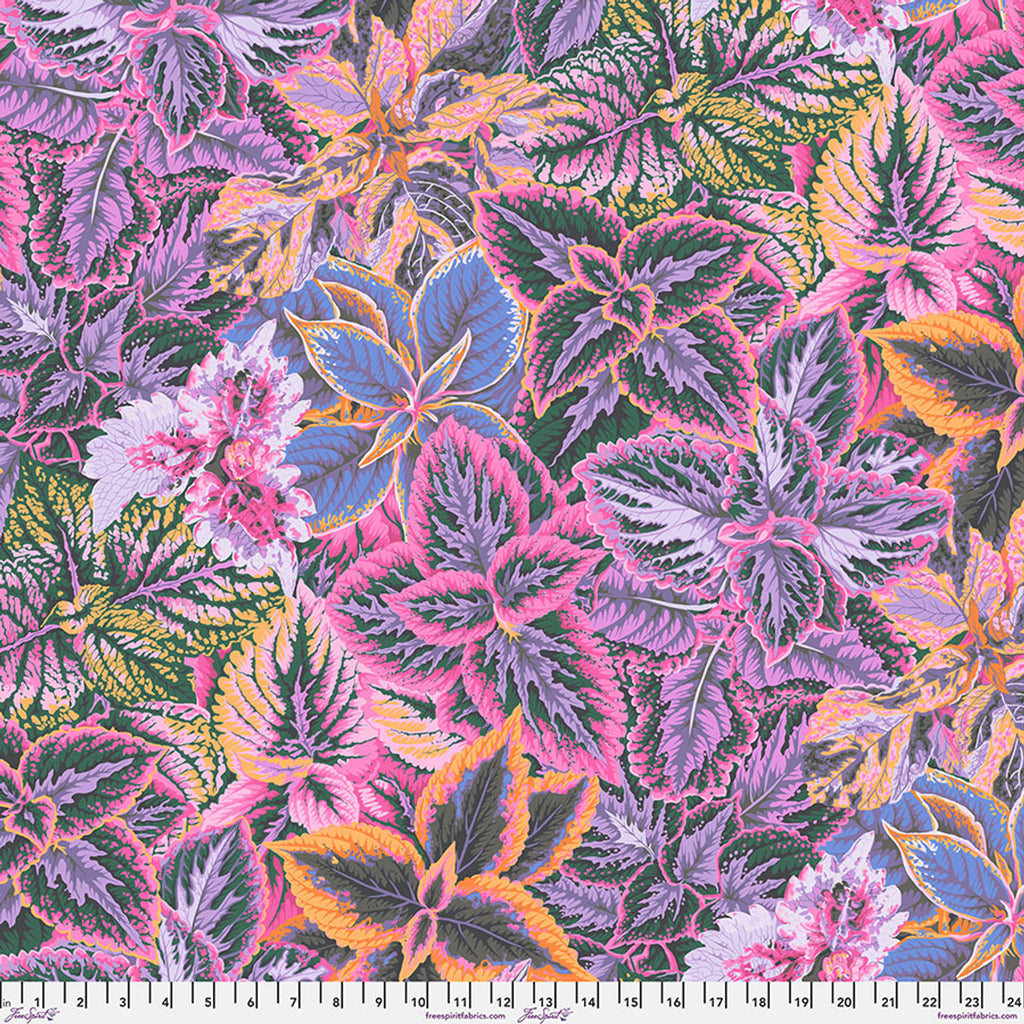 Free Spirit - Kaffe Fasset Collective - August 2025 - Bold Leaves - Pink