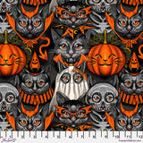SALE - Free Spirit Fabrics - Costumes & Cobwebs - Costumes & Cobwebs - Black