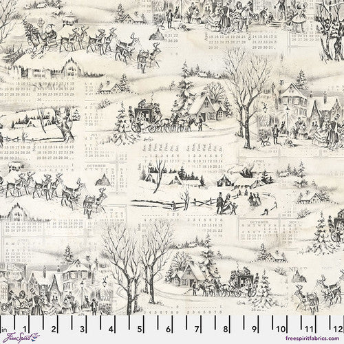 Free Spirit - Holidays Past - Winter Toile - Neutral