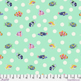 Free Spirit - Floral Reef - School Crossing - Seafoam
