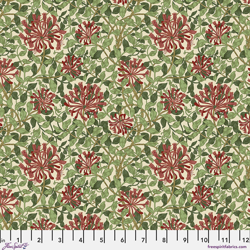 Free Spirit - Suffolk Holiday Collection - SM Honeysuckle - Madder Leaf