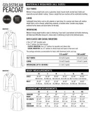 Thread Theory - Goldstream Peacoat - PDF and Printed Pattern