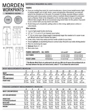 Thread Theory - Morden Pants - PDF and Printed Pattern