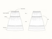 Madswick - Zamora Skirt - PDF and Printed Pattern