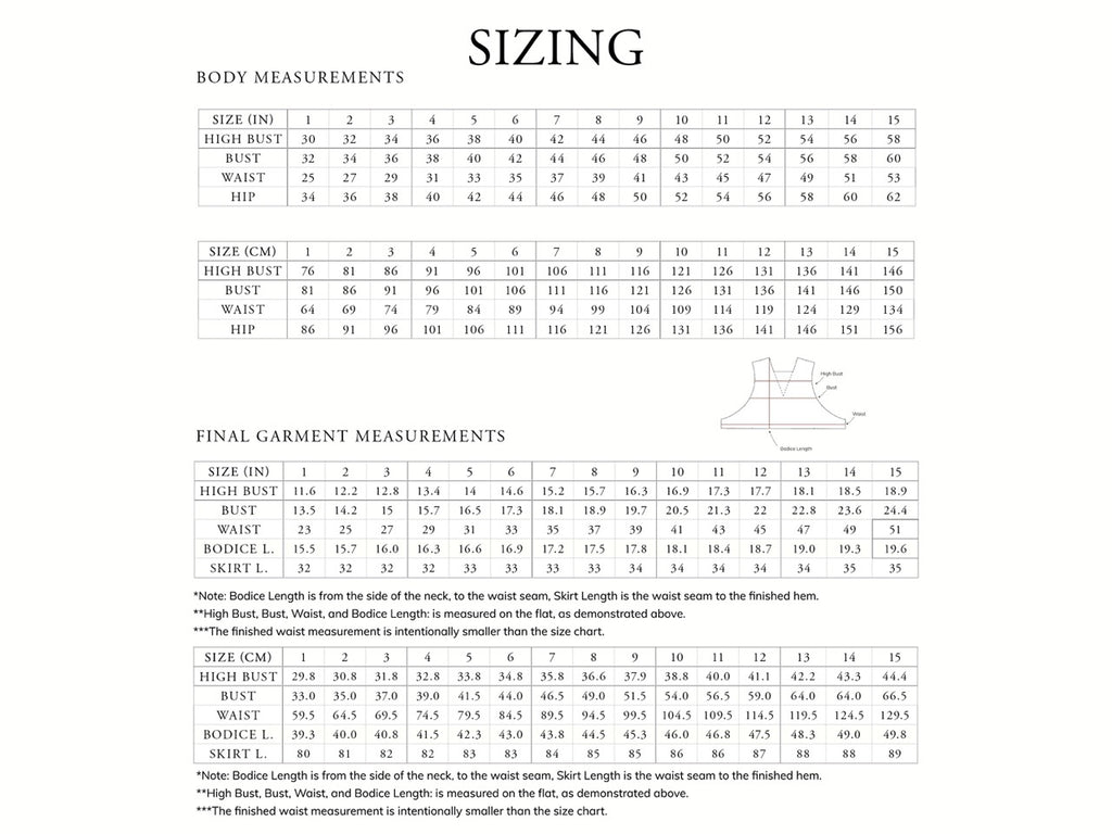 Madswick - Ginkgo Pinafore - PDF and Printed Pattern