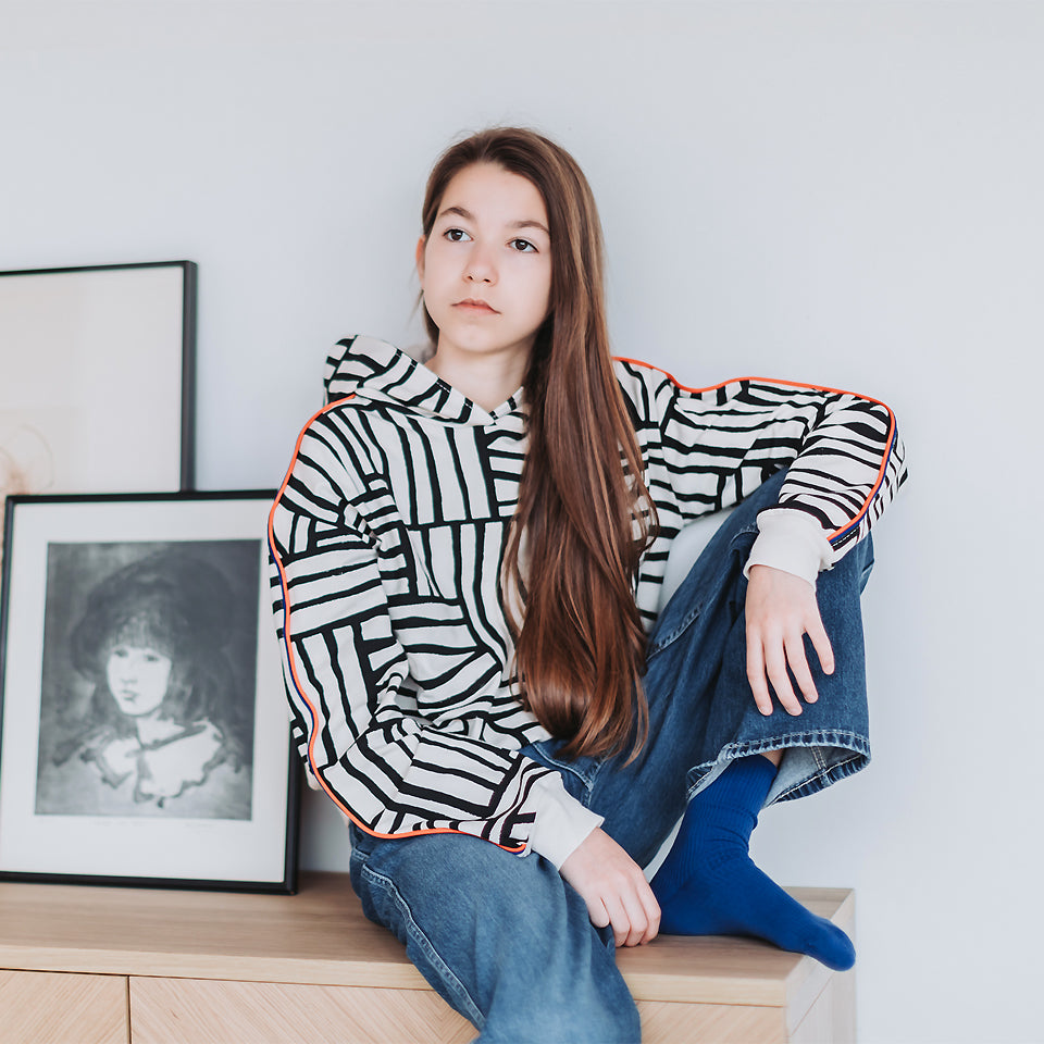 See You at Six - French Terry - Permacube - Tofu Beige