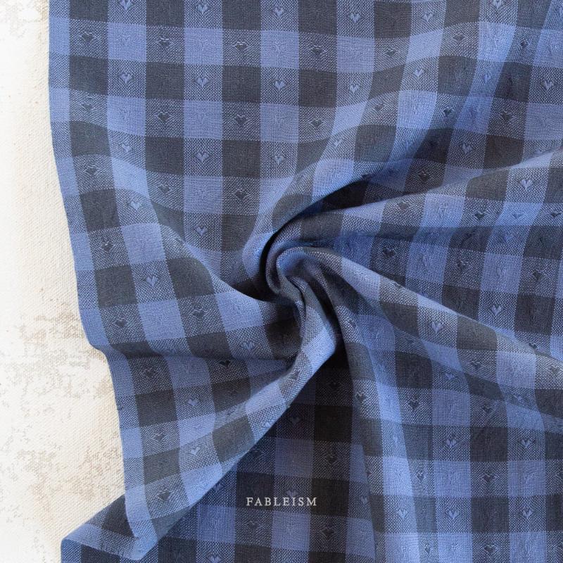 Fableism - Queen of Hearts - Dobby Gingham - Blueberry