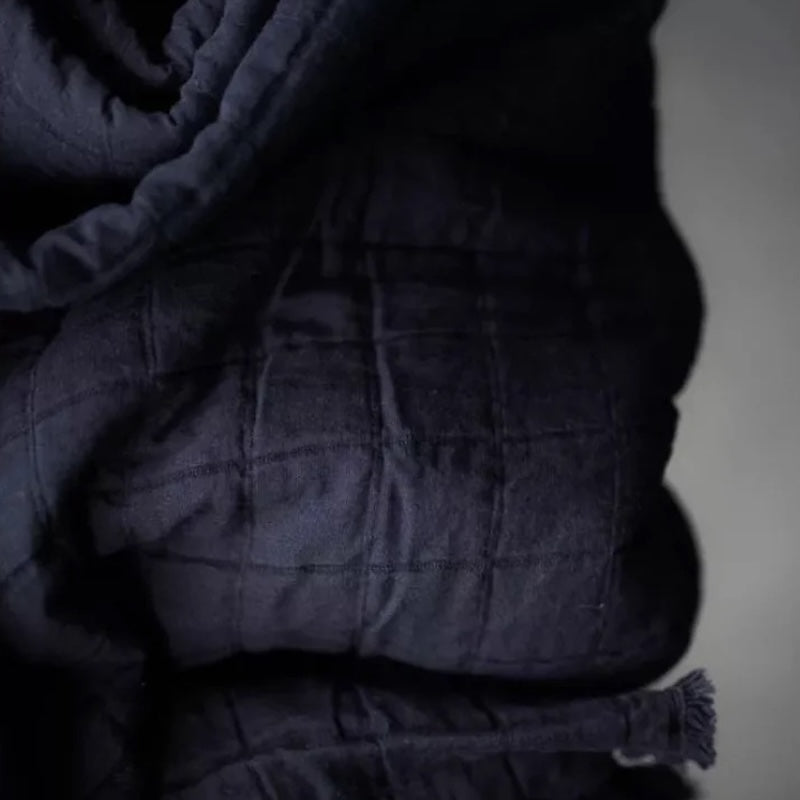 Merchant & Mills - Quilted Jacquard Cotton - Quink Square