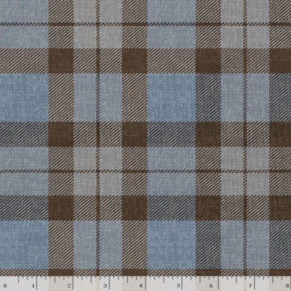 Marcus Fabrics - Flannel - Soft Focus - Grey-Blue