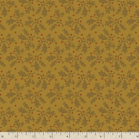 Marcus Fabrics - Oak Alley - Gold Branch