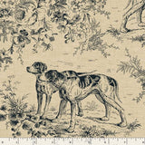 Marcus Fabrics - The Groundskeeper - Tan Hound Toile