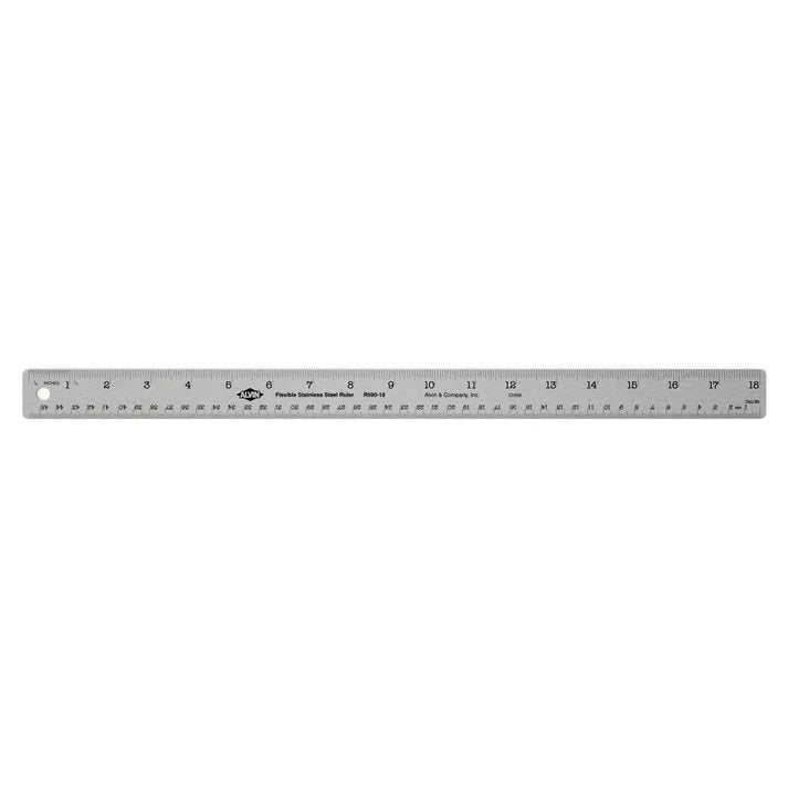 Alvin Drafting - Stainless Steel Flex Ruler 24"