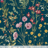 Marcus Fabrics - Glorious Garden - Flowing Floral - Teal
