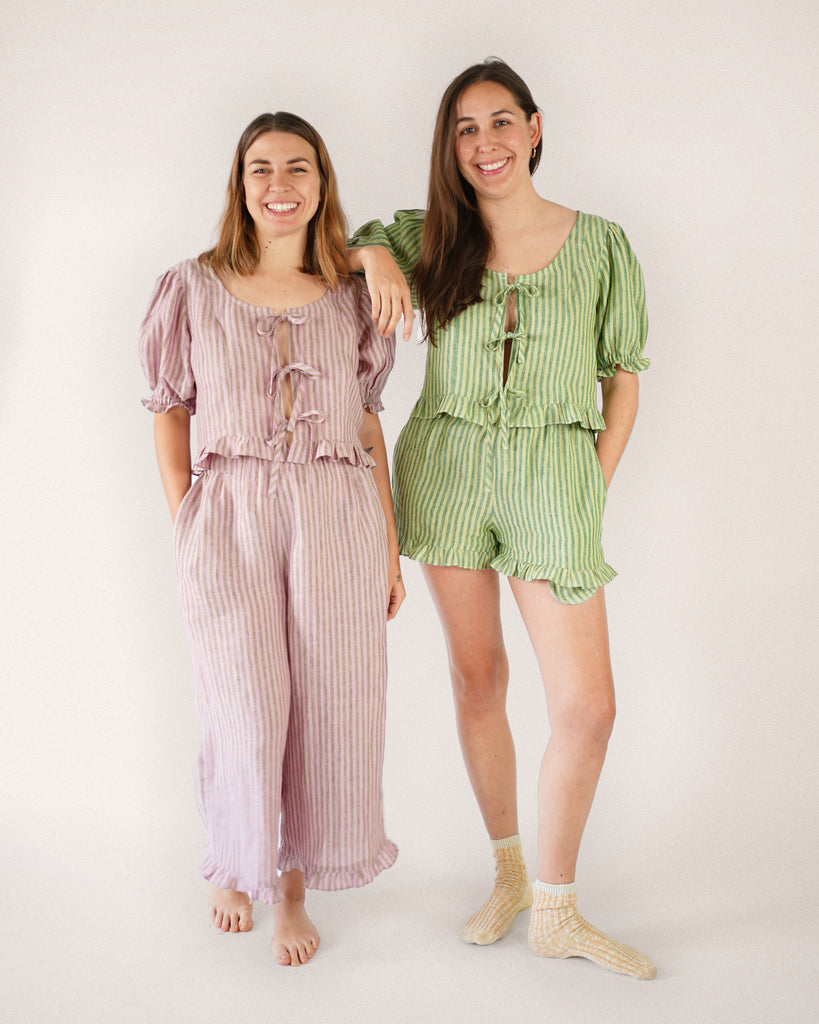 Matchy Matchy Sewing Club - Ruffle Brunch Set - PDF and Printed Pattern