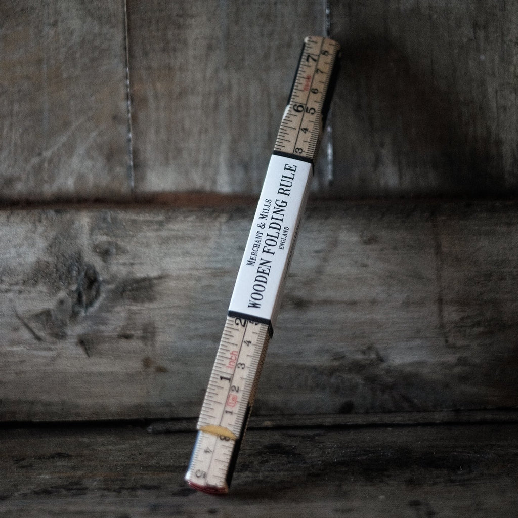 Merchandise Ruler Merchant and Mills - Wooden Folding Ruler | Bolt Fabric Boutique