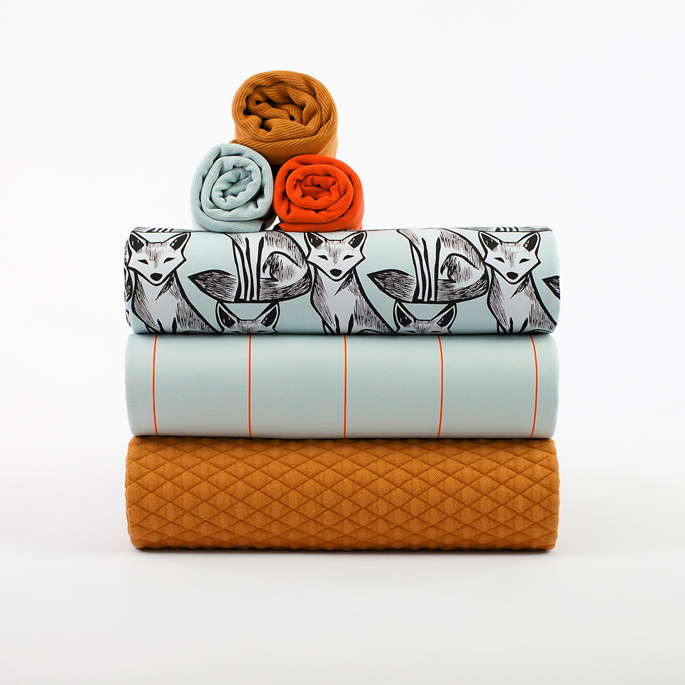 See You at Six - French Terry - Renard Nouveau - Baby Blue