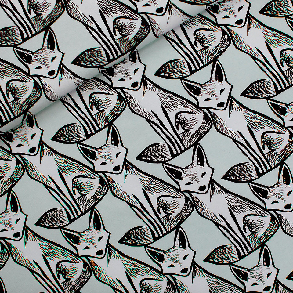 See You at Six - French Terry - Renard Nouveau - Baby Blue