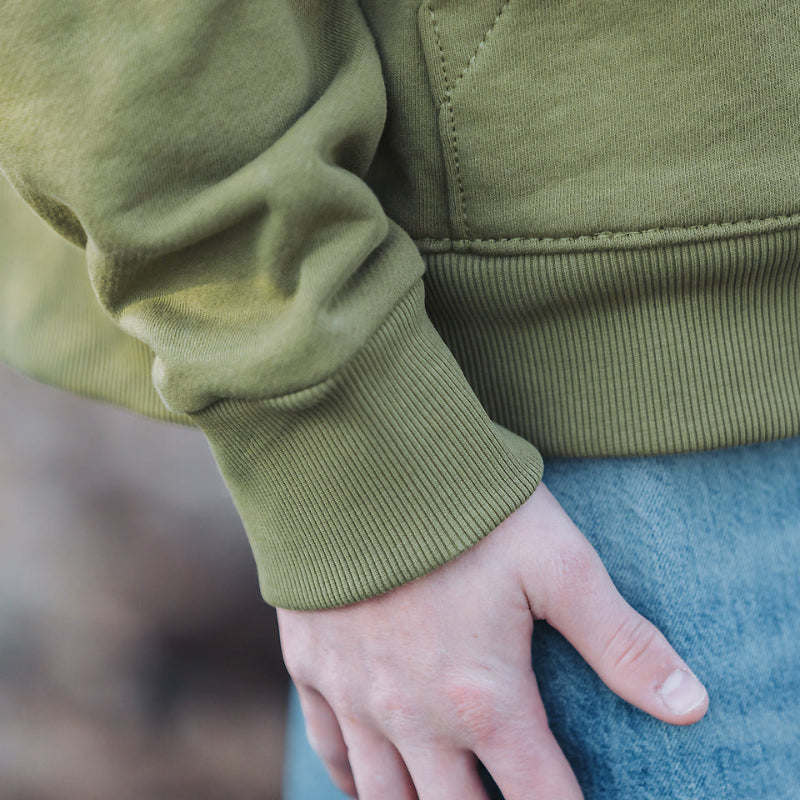 See You at Six - Heavy Ribbing - Peat Moss Green