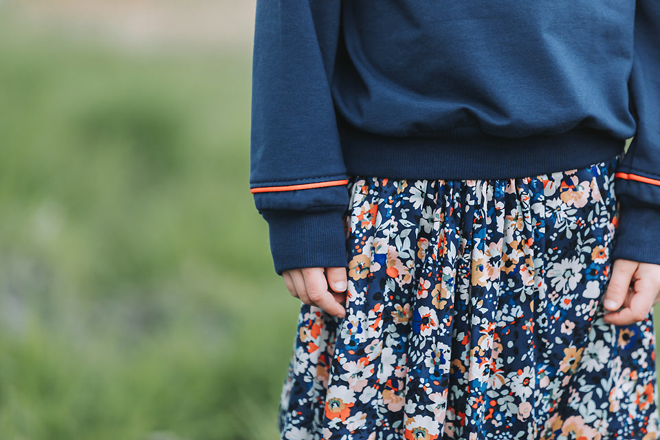 See You at Six - Ribbing - Oceana Blue