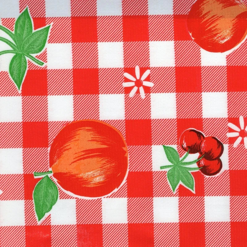 Oil Cloth - Riverside - Red