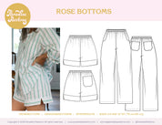 Paradise Patterns - Rose Bottoms - PDF and Printed Pattern