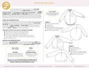 Paradise Patterns - Rose Raglan Button Up - PDF and Printed Pattern