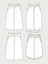 The Assembly Line - A-Line Midi Skirt