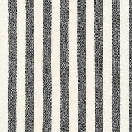 Essex Yarn Dyed - Classic Wovens - Wide Stripe - Black