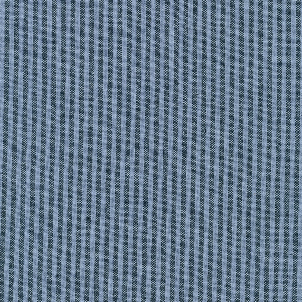 Essex Yarn Dyed - Classic Wovens - Stripe - Medium Blue