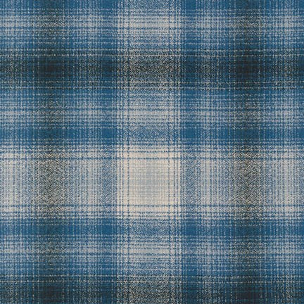 Robert Kaufman - Mammoth Flannel - Blue