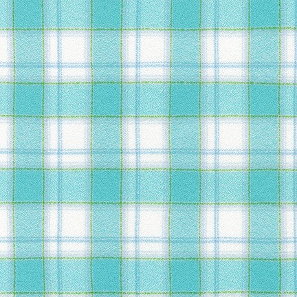 Robert Kaufman - Mammoth Flannel Junior - Aqua