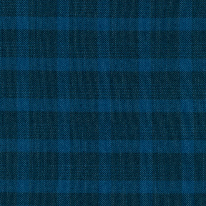 Robert Kaufman - Porto Flannel - Heavy Twill Plaid - Navy