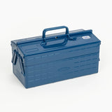 Toyo - Steel Toolbox with Cantilever Lid - Navy